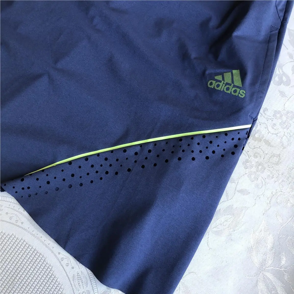 Adidas clothing - Blue/Neon Yellow 14