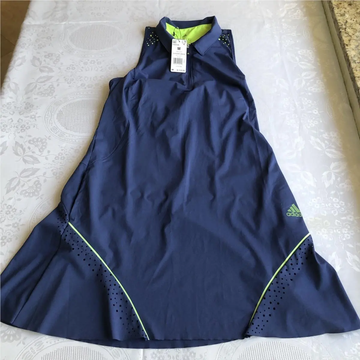 Adidas clothing - Blue/Neon Yellow 18