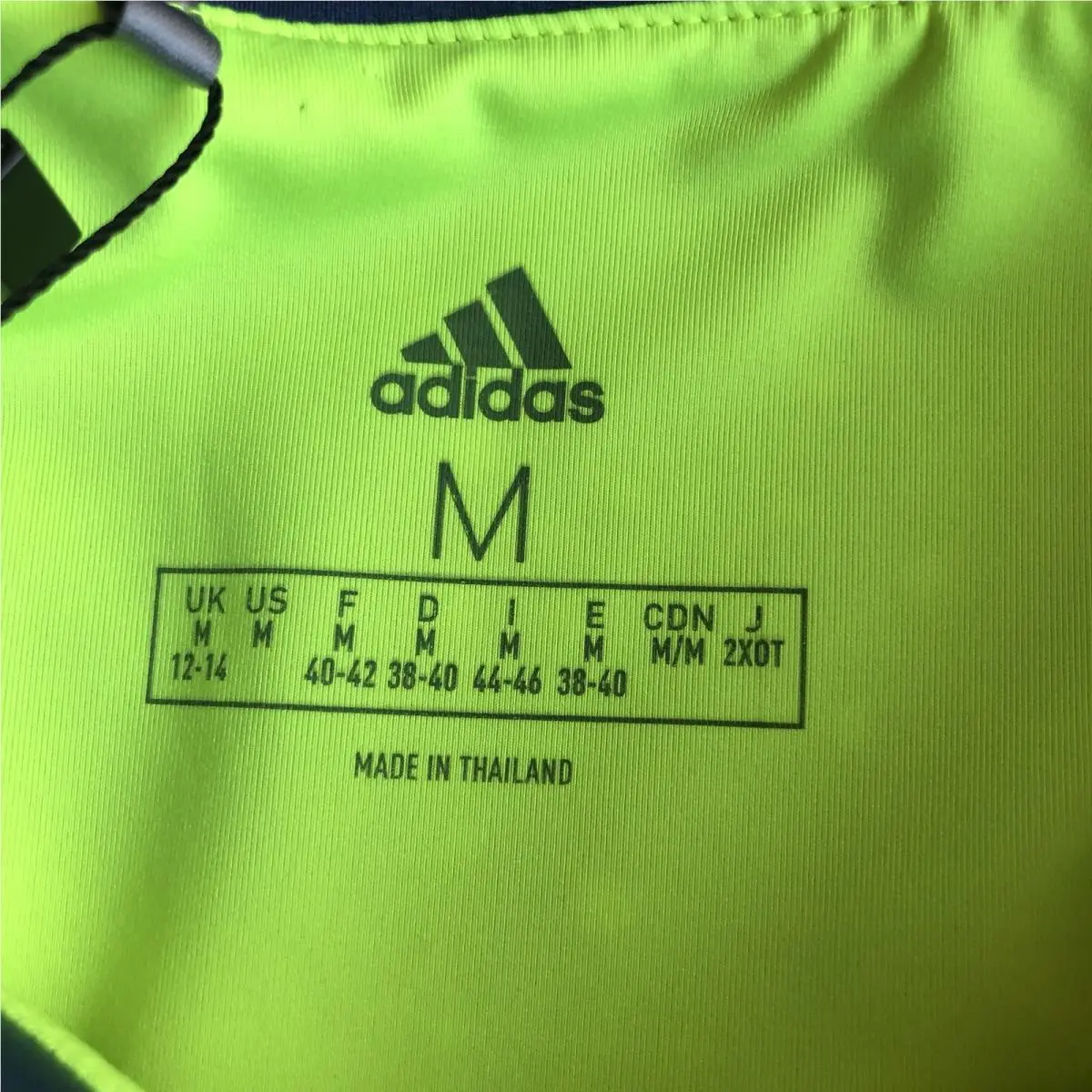 Adidas clothing - Blue/Neon Yellow 7