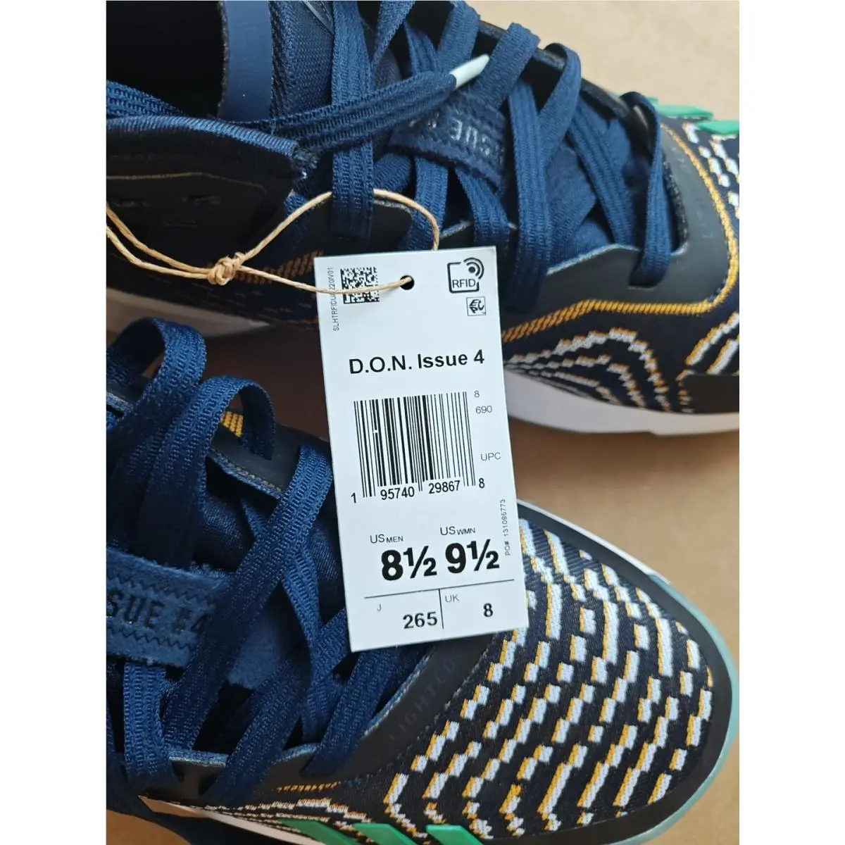 Adidas shoes - adidas D.O.N. Issue - Issue - GY6504 - Blue (UPC: 195740298678) 10