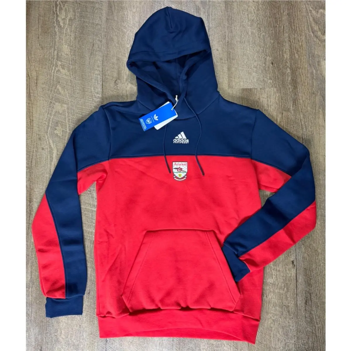 Mens S Adidas x Arsenal Retro 92-94 Eqt Logo Sweatshirt Classic Vintage Hoodie