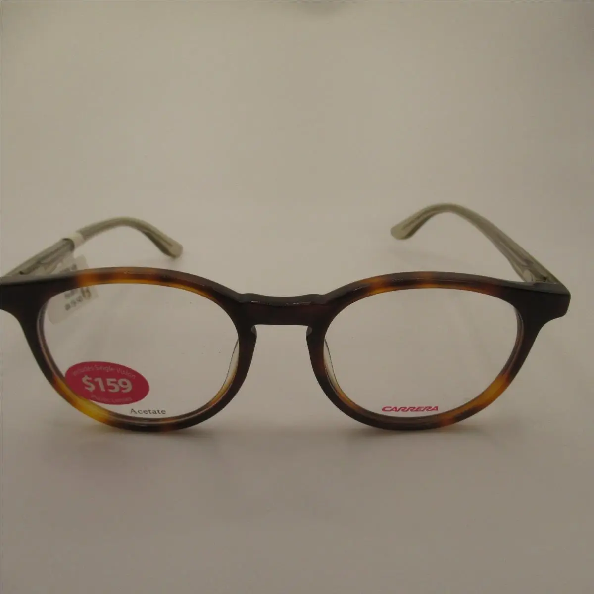 Carrera CA6636N HM Havana Brown Round Eyeglass Frames 49-19-145 Acetate