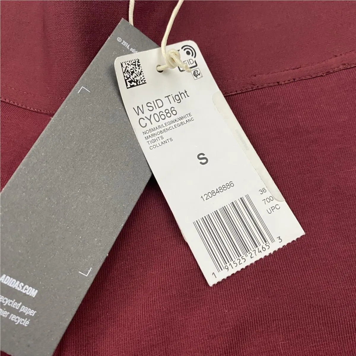 Adidas clothing - CY0687 CY0686 - CY0687 CY0686 - Burgundy (UPC: 191525386547) 9