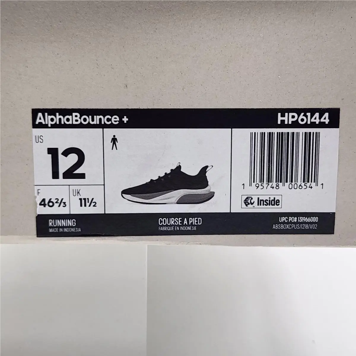 Adidas shoes - adidas AlphaBounce Plus - AlphaBounce Plus - HP6144 - Gray 5
