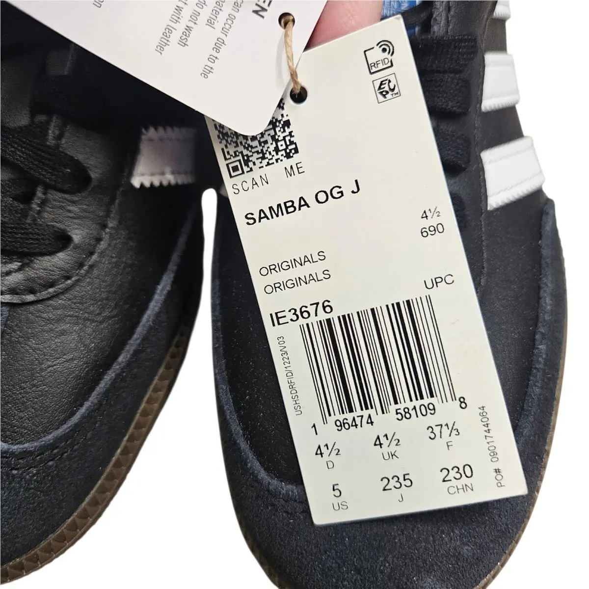 Adidas shoes - adidas Samba OG J - Samba - Black 2