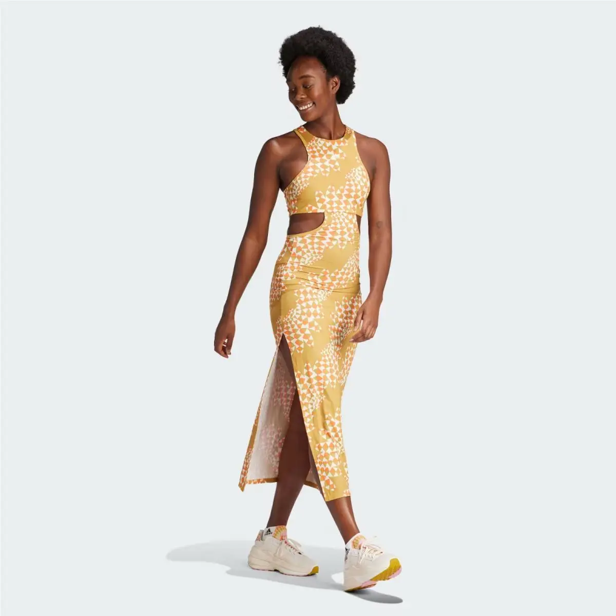 Size M - Adidas x Farm Rio Psychedelic Wave Premium Womens Dress