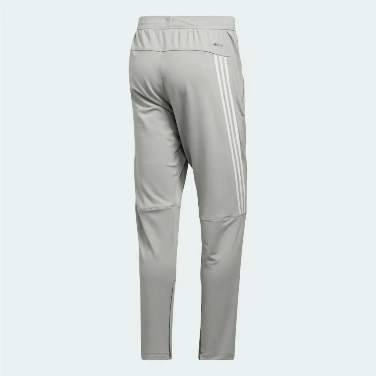 Adidas clothing - adidas AEROREADY 3-Stripes Cold Weather Knit Pants - FS4280 - Gray, Manufacturer: Metal Grey (UPC: 191980680877) 0
