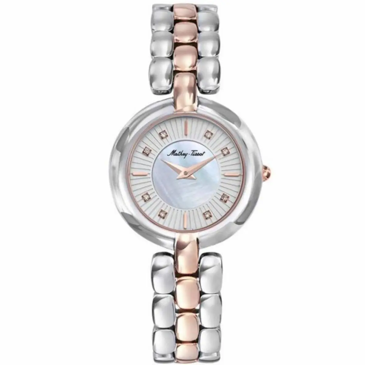 Mathey Tissot Women`s Farah Silver Dial Watch - D956BI