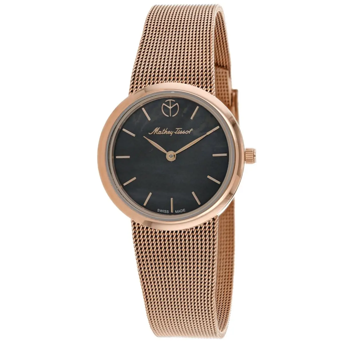 Mathey Tissot Women`s Milly Black Dial Watch - D403PN