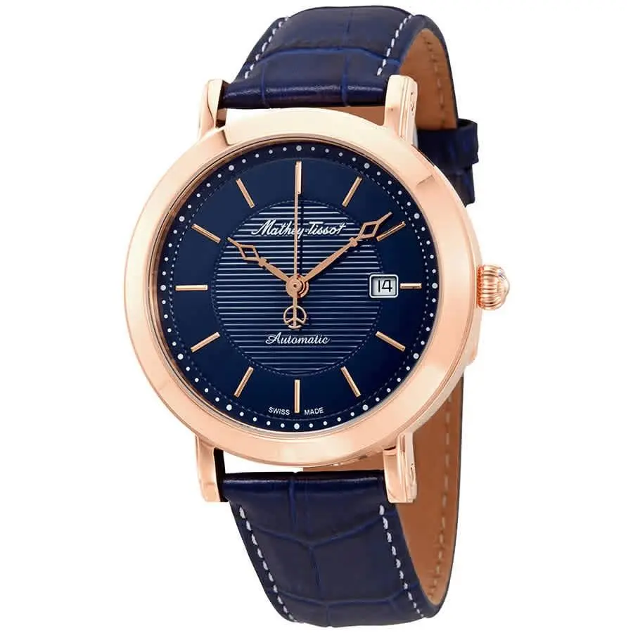 Mathey-tissot City Automatic Blue Dial Men`s Watch HB611251ATPBU