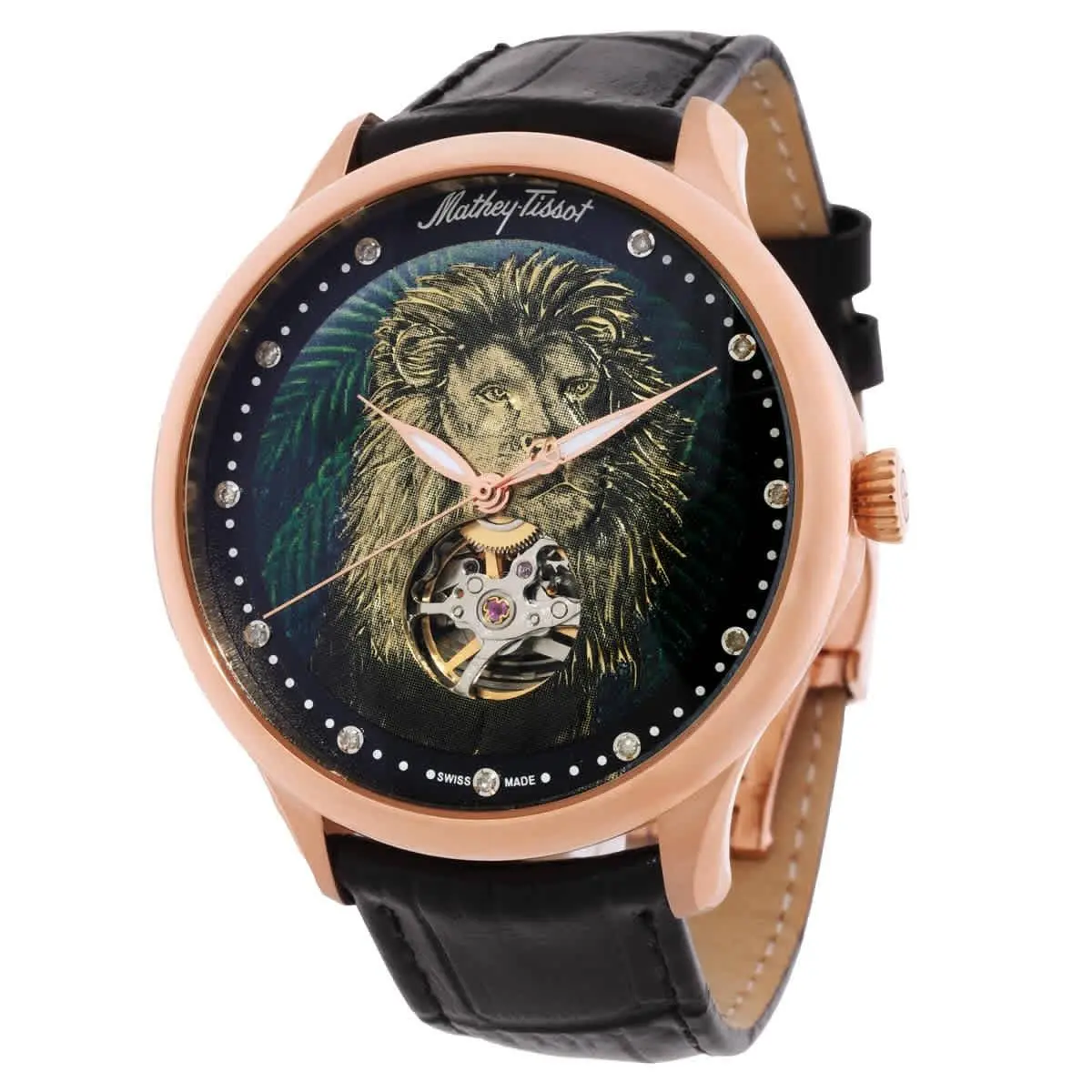 Mathey-tissot Edmond Auto Handcrafted Multi-color Dial Men`s Watch MC1886PLIO by Tissot
