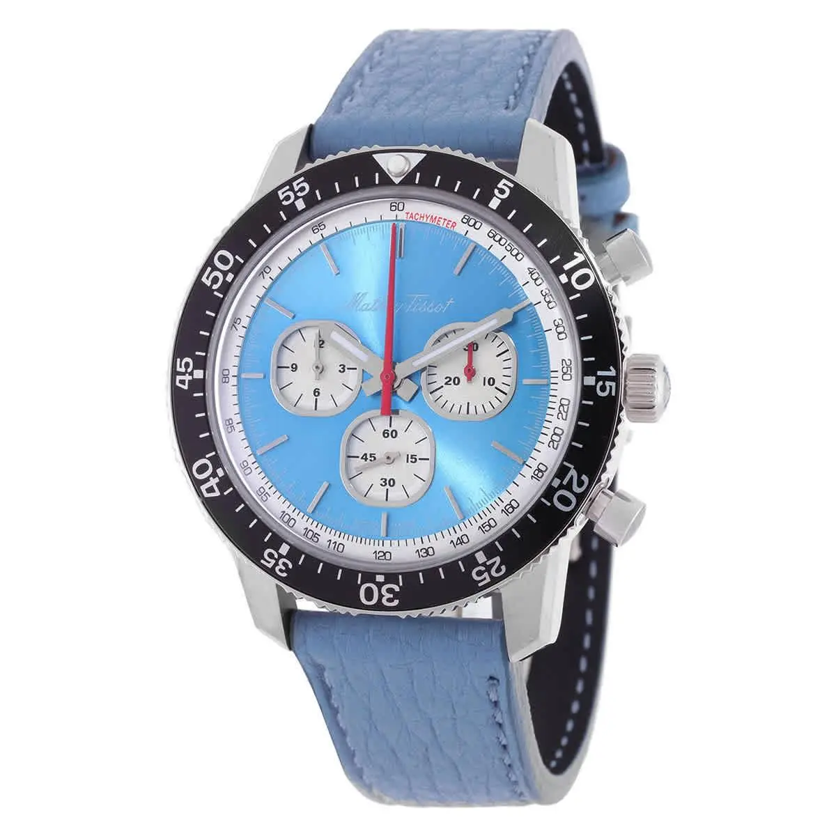 Mathey-tissot 1968 Chronograph Automatic Blue Dial Men`s Watch H1968SK