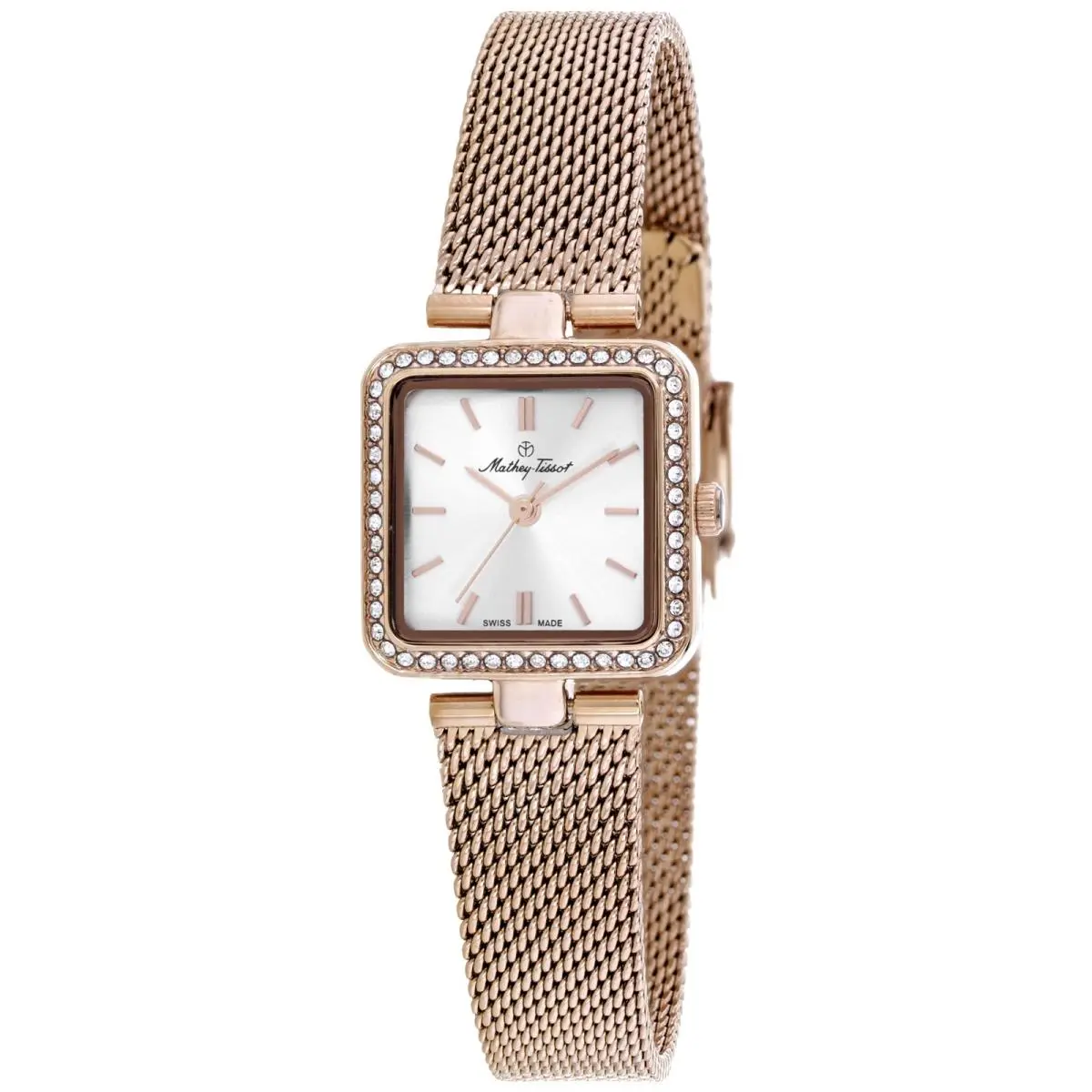 Mathey Tissot Women`s Fleury Xiv Silver Dial Watch - FOO2PI