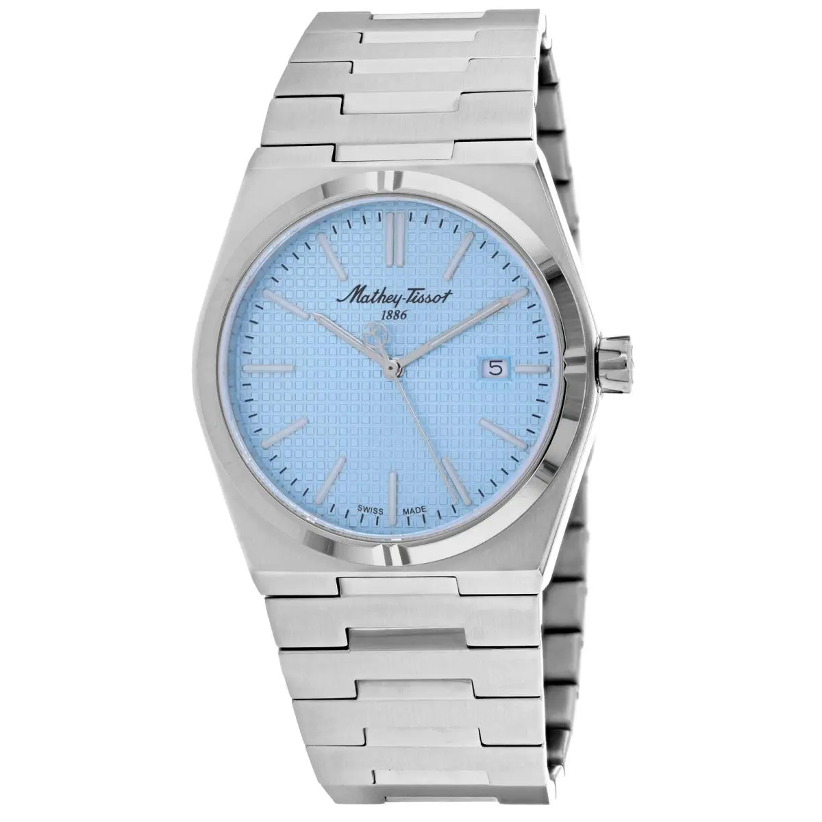 Mathey Tissot Men`s Zoltan Blue Dial Watch - H117SK