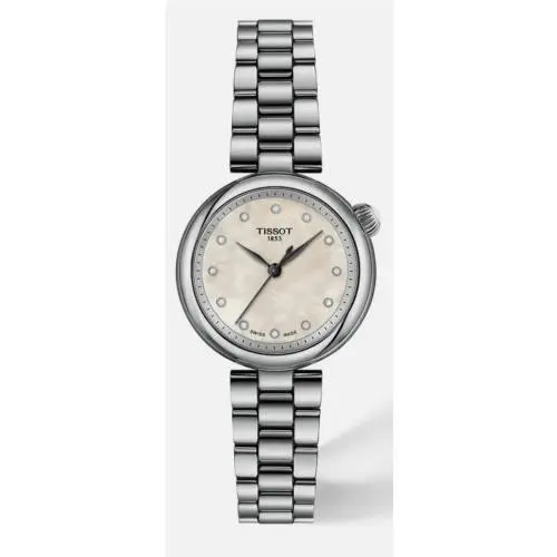 Desir 28mm White Mop Dial Stainless Steel Watch T152.010.11.116.00 by Tissot