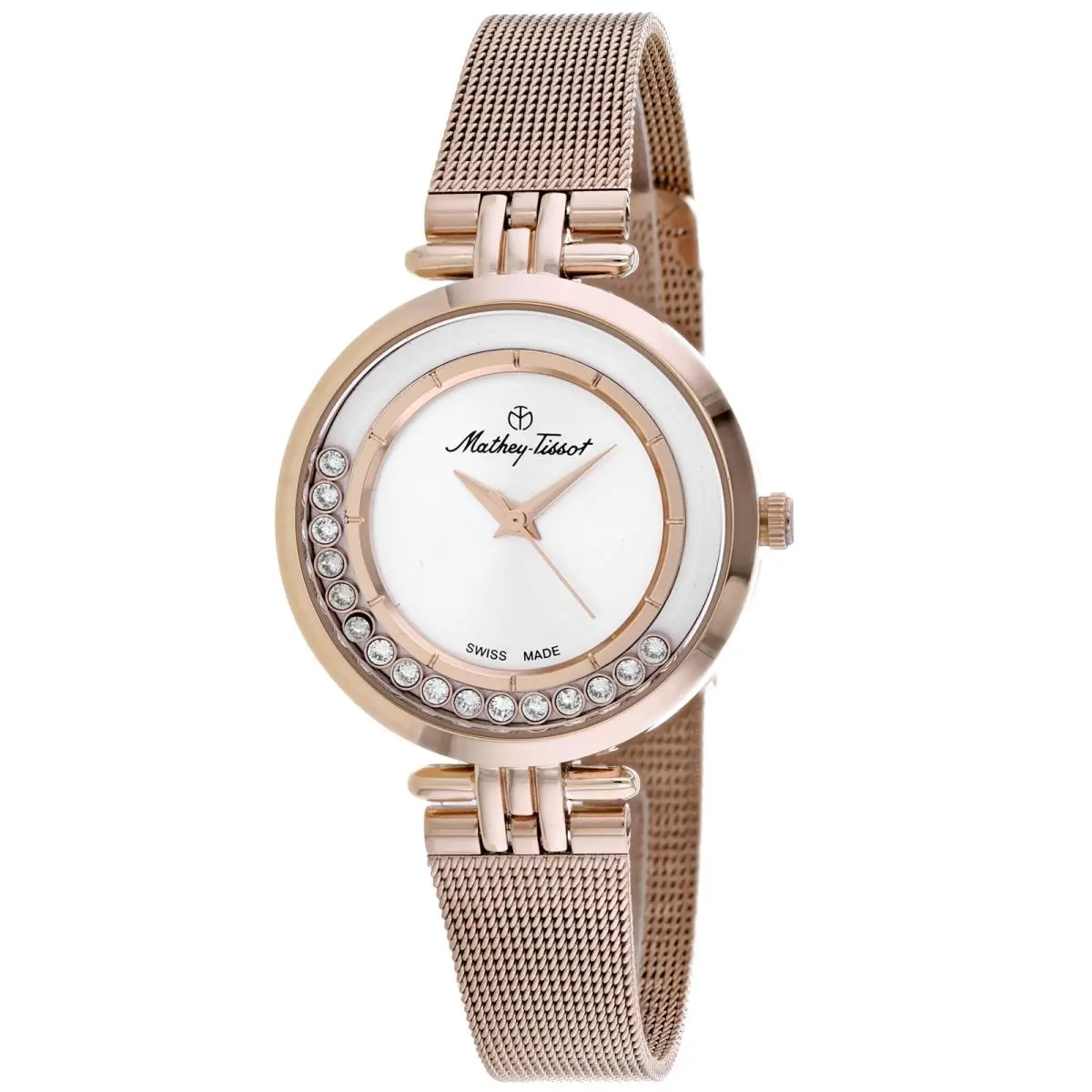 Mathey Tissot Women`s Fleury Xvi Silver Dial Watch - FOO4PI