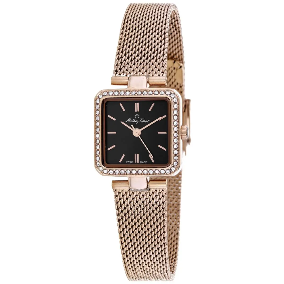 Mathey Tissot Women`s Fleury Xiv Black Dial Watch - FOO2PN