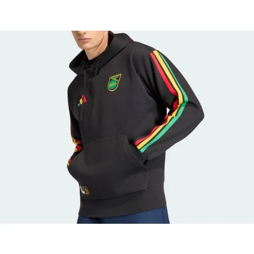 Size 2XL -  x Bob Marley x Jamaica Mens Fleece Hoodie Rasta Reggae by Adidas