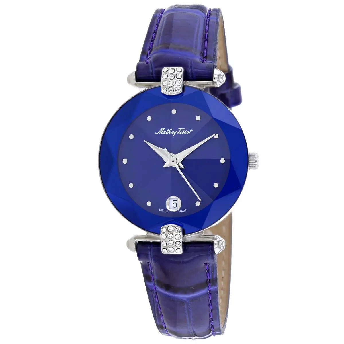 Mathey Tissot Women`s Pyramide Blue Dial Watch - P316M