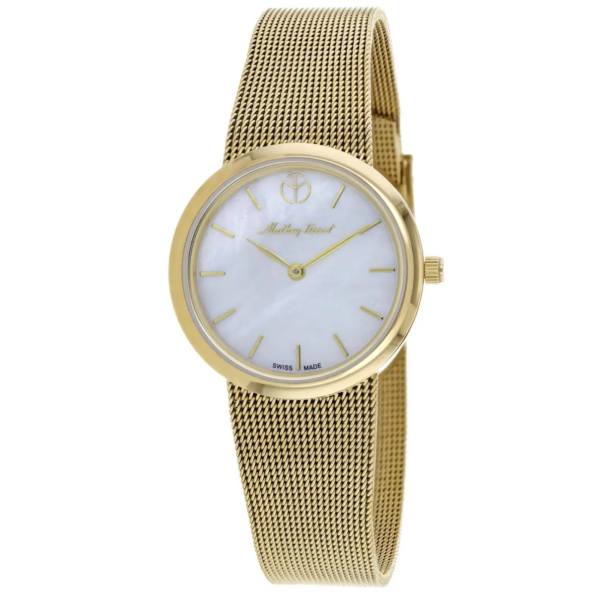Mathey Tissot Women`s Milly Mother of Pearl Dial Watch - D403PYI