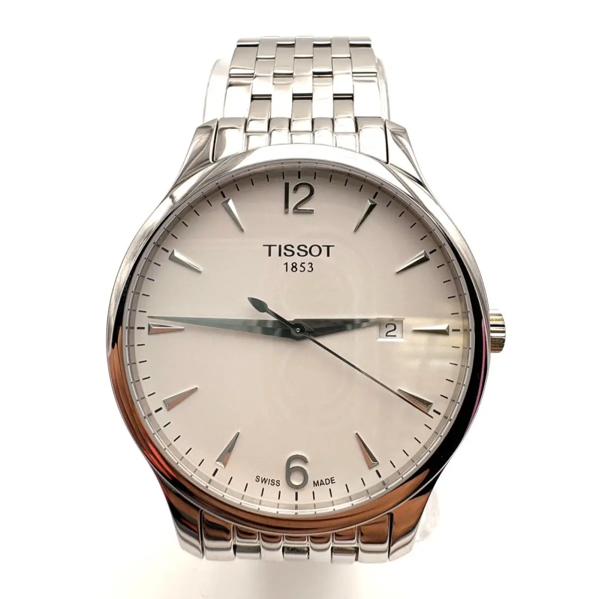 T063.610.11.037.00 Tradition Silver Dial Men`s Quartz Watch 42mm by Tissot