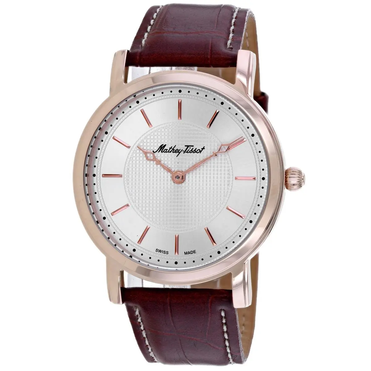 Mathey Tissot Women`s City Silver Dial Watch - H611252PSS