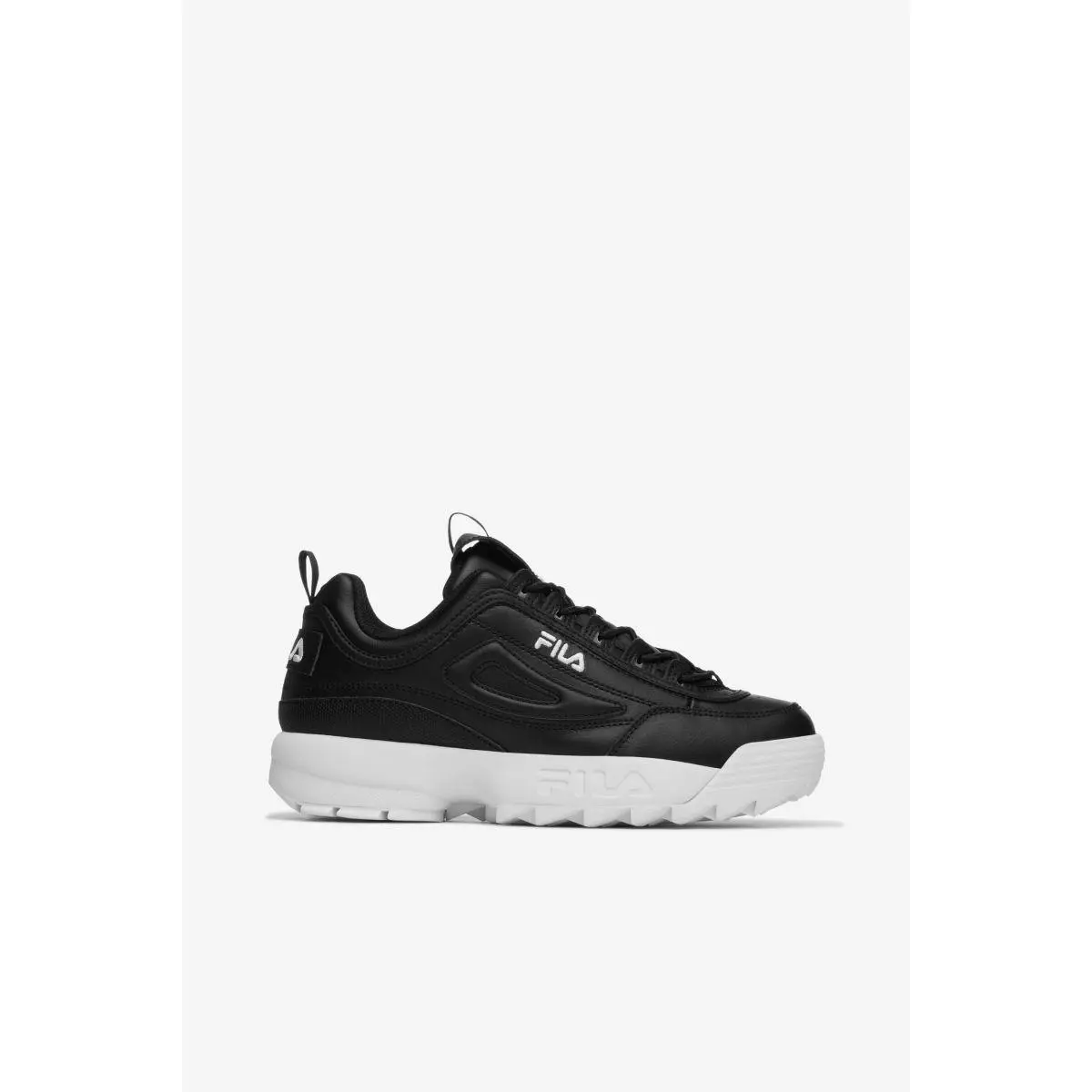 Fila Women`s Disruptor II Premium Sneaker Black/black/white - 5XM02305-013 Blac