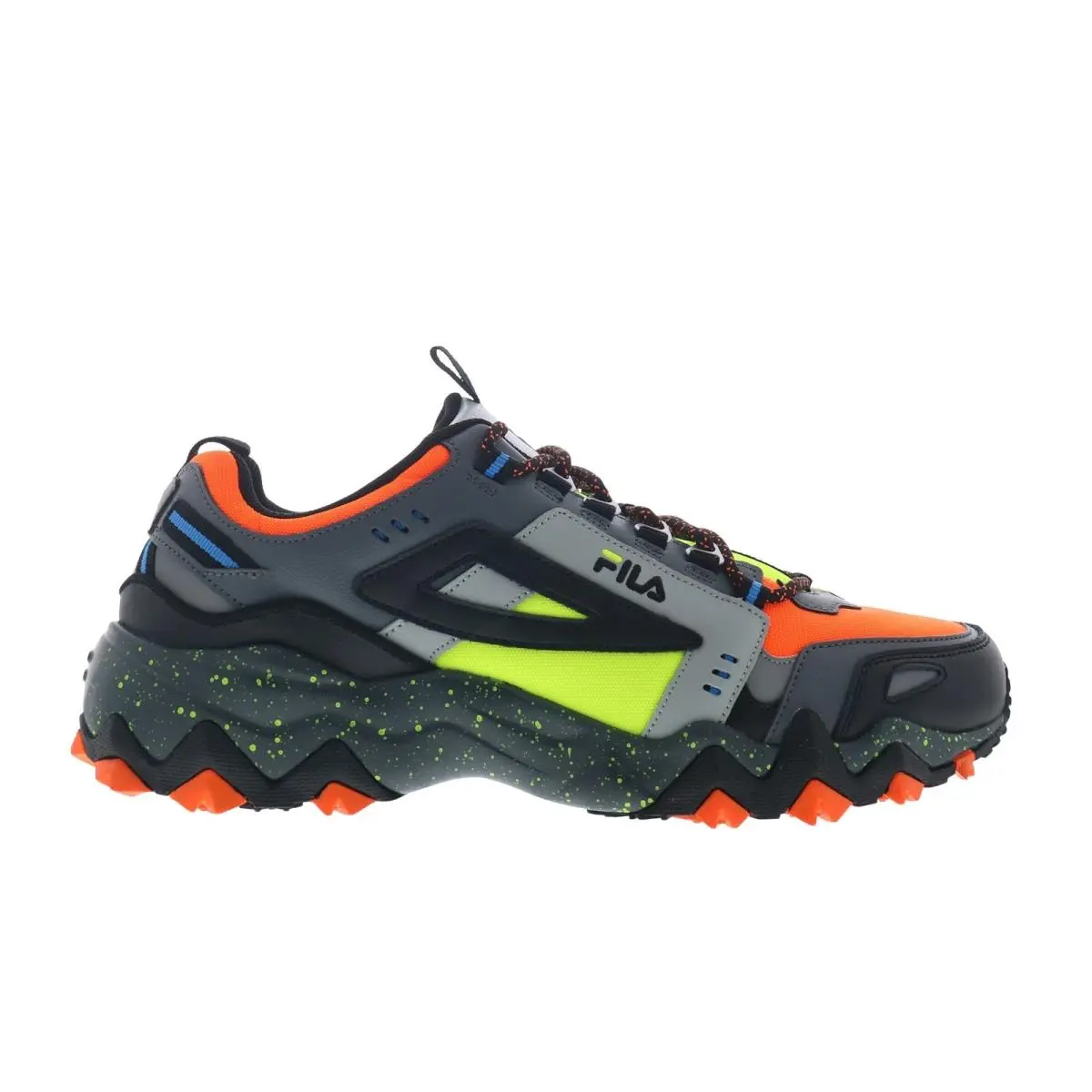 Fila Oakmont TR 1JM01565-806 Mens Orange Leather Athletic Hiking Shoes