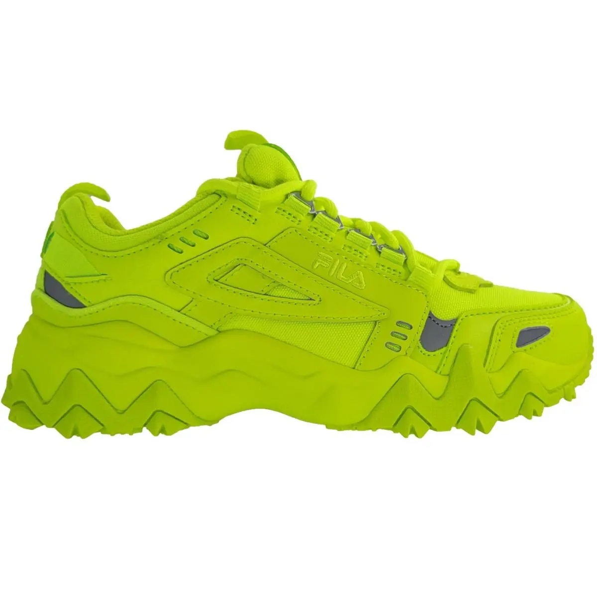 Fila Women`s Oakmont Trail Safety Yellow Casual Shoes