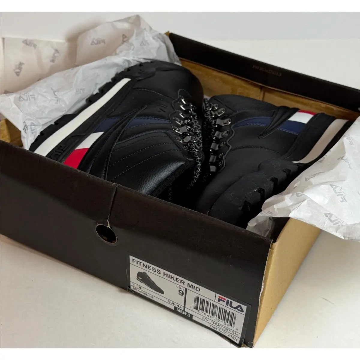 Fila shoes - FITNESSHIKERMID - FITNESSHIKERMID - Fitness Hiker Mid - Black / Red / White / Navy 6
