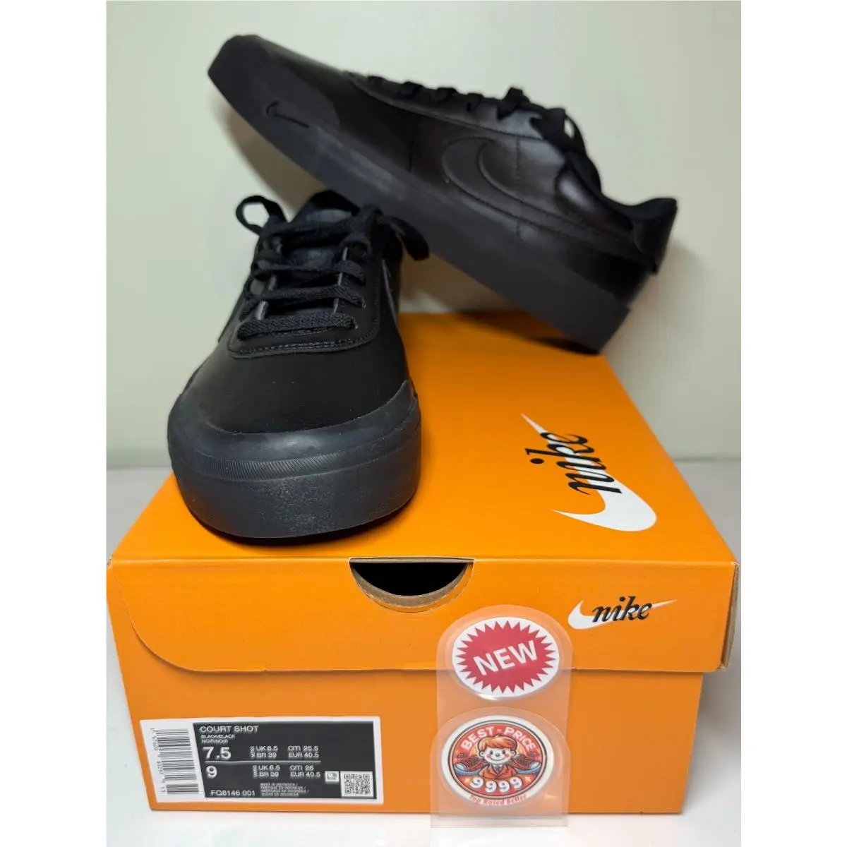 Nike shoes - Court Shot - Court Shot - FQ8146-001 - Black 1