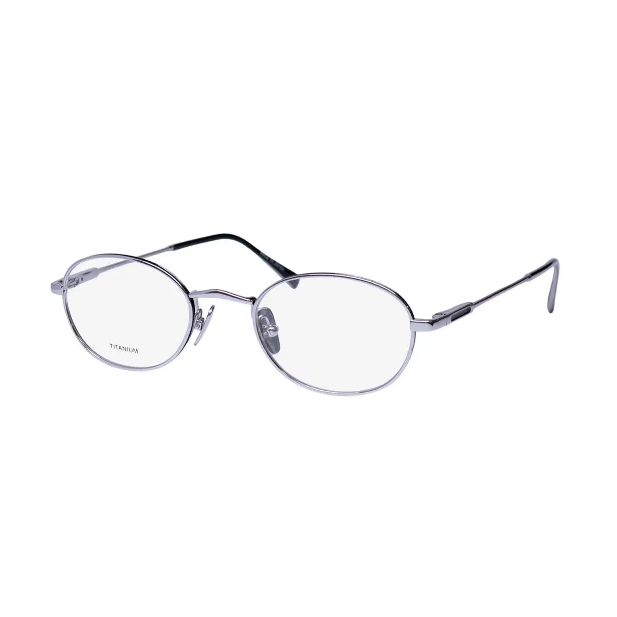 V185 Titanium Eyeglass Frame/glasses Made IN Japan NO Allergy Mens Silver by John Varvatos