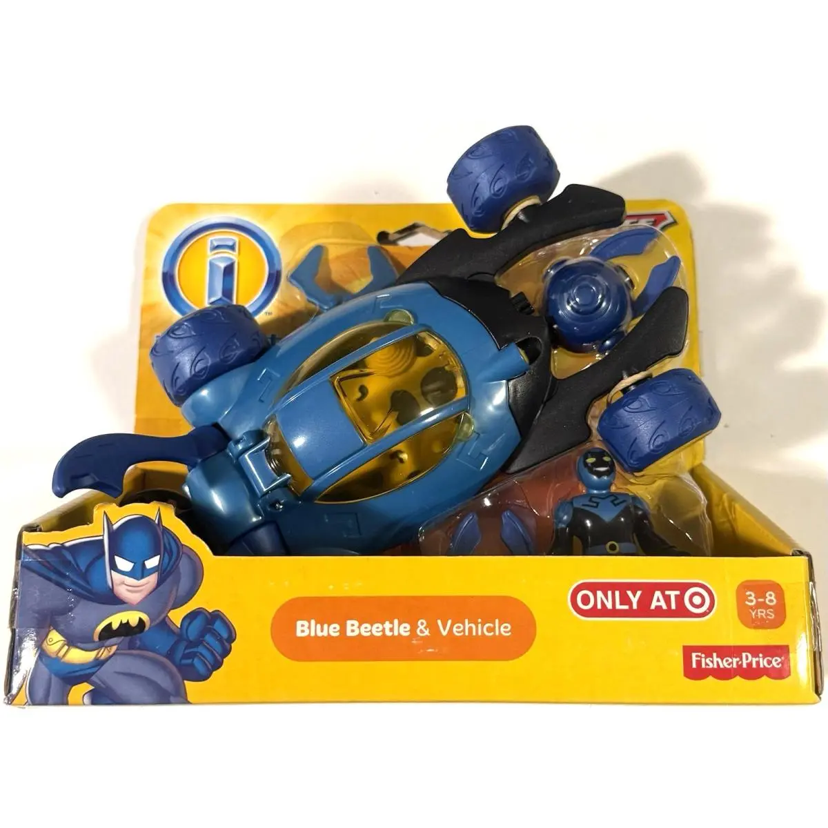 Imaginext DC Comics Justice League Blue Beetle Vehicle Action Figure Toy 3+