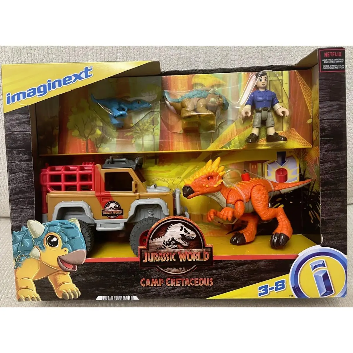Imaginext Jurassic World Camp Cretaceous Runaway Dinos Ankylosaurus Bumpy Ben