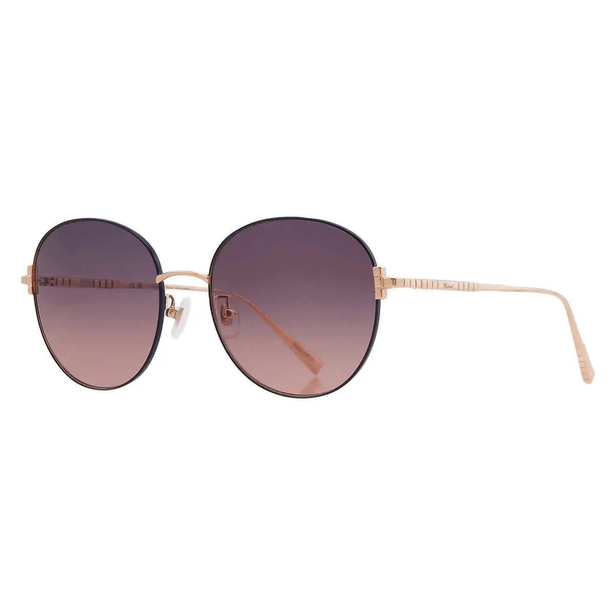Blue Pink Gradient Round Ladies Sunglasses SCHL03M 0354 57 by Chopard