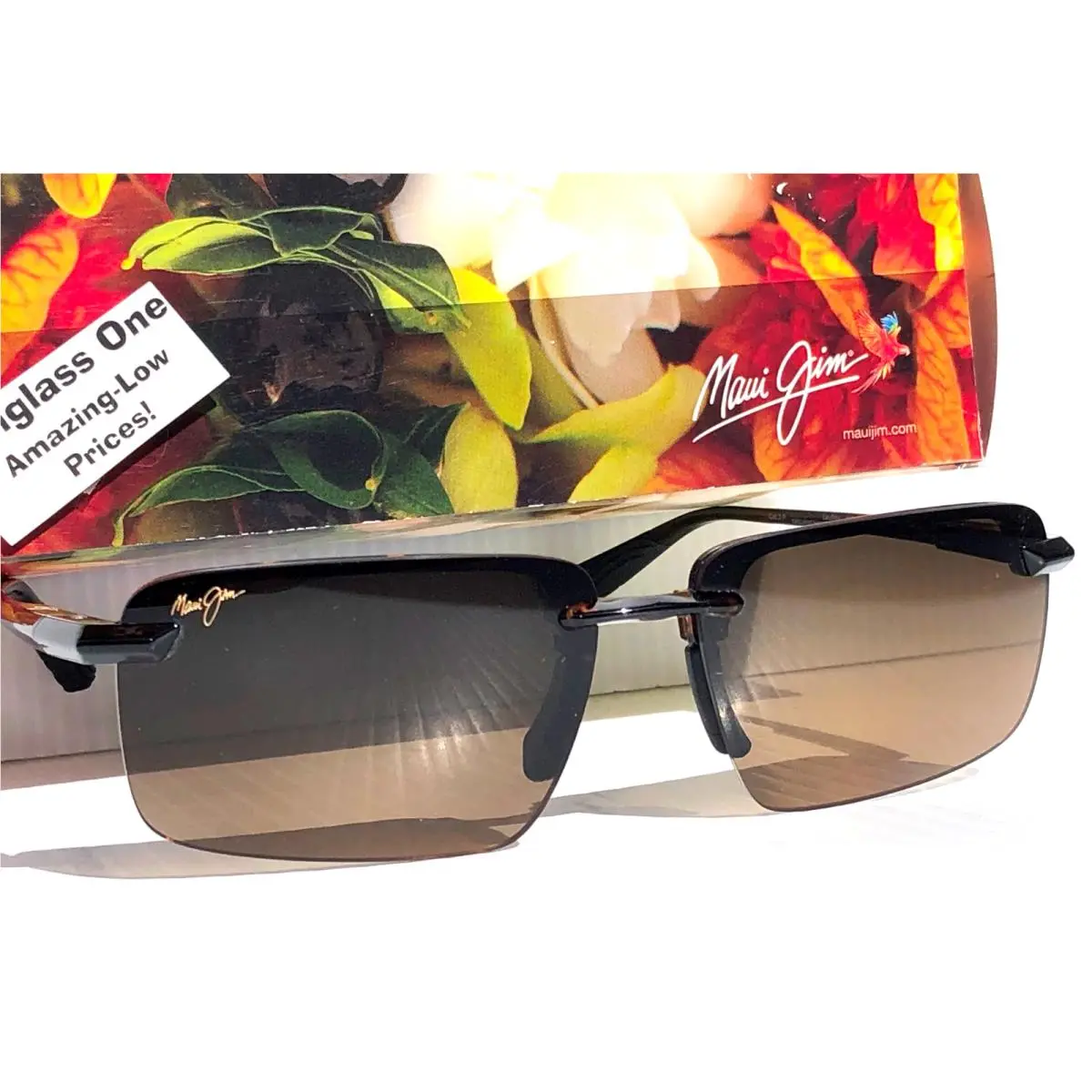 Maui Jim Laulima Dark Havana Polarized Hcl Bronze Lens Sunglass HS626-10A