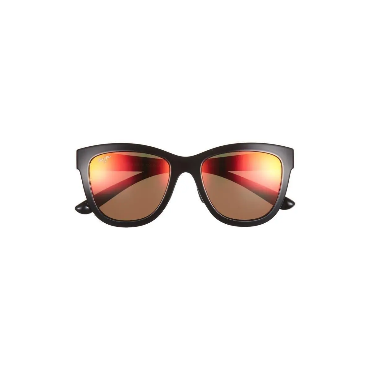 Maui Jim Women 52mm Cat Eye Sunglasses Black Black Lava