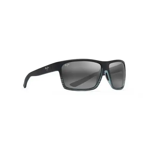Maui Jim Alenuihaha Neutral Grey Grey w/ Black Stripe MJ0839S-001 - Frame: GREY w/ BLACK STRIPE, Lens: Gray