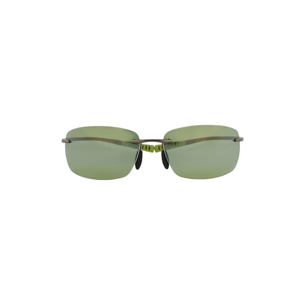 Maui Jim Women Core 64mm Polarized Rectangular Sunglasses Gunmetal