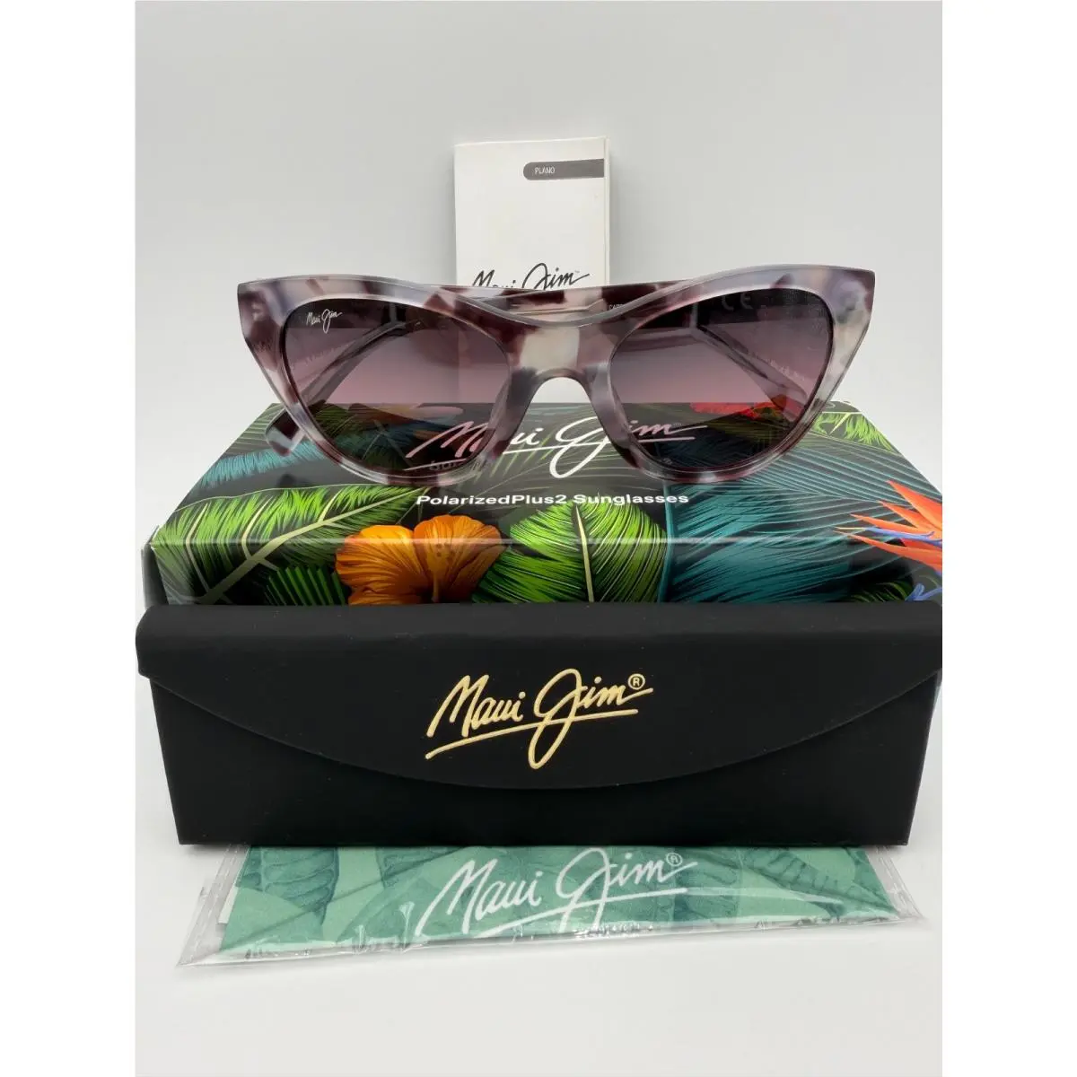 Maui Jim Polarized Sunglasses MJ 820 28E Capri Purple Havana Maui Rose