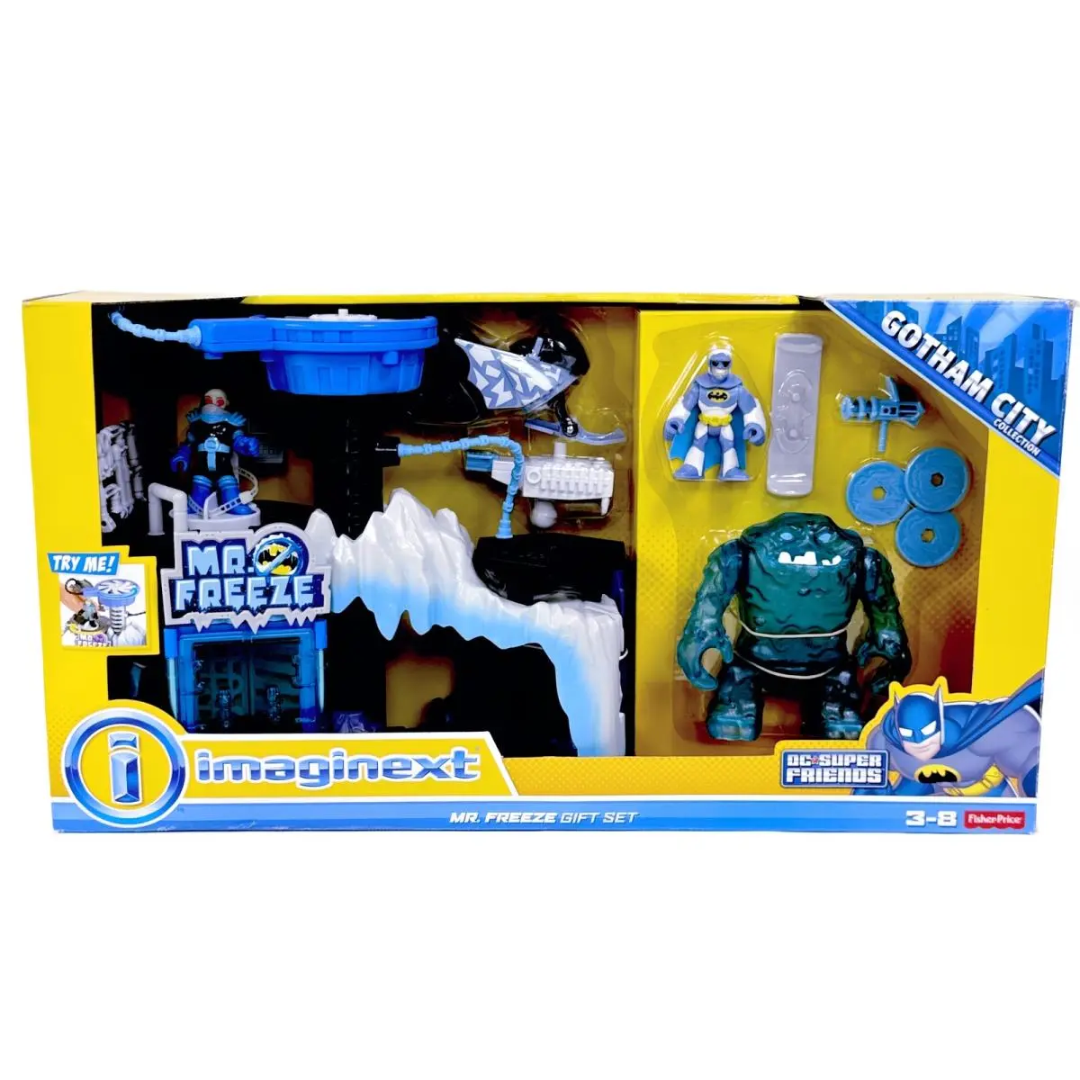 DC Super Friends Batman Imaginext Mr Freeze Gotham City Gift Set Rare 2014 Toy 3