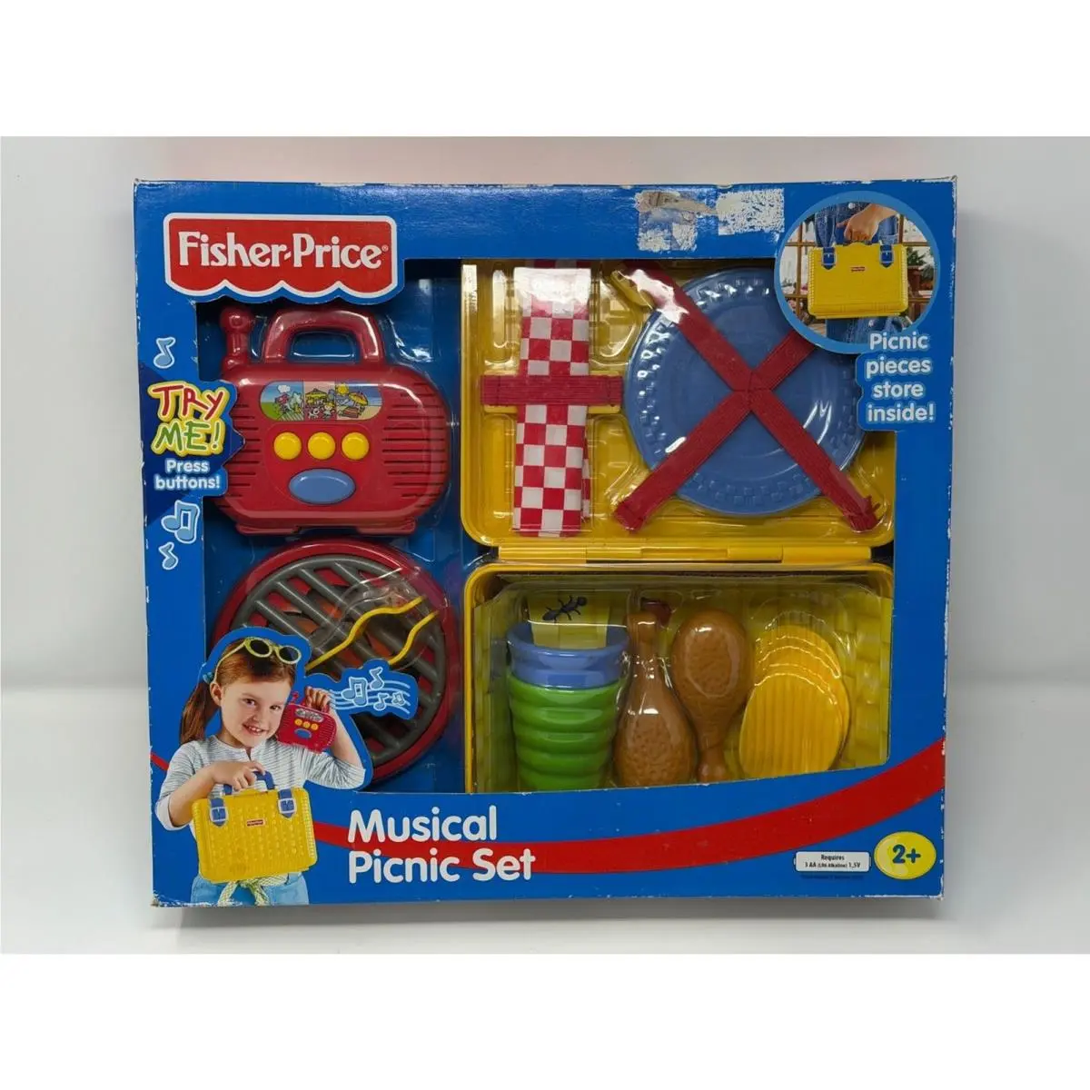 Vintage 2006 Fisher-price Musical Picnic Set
