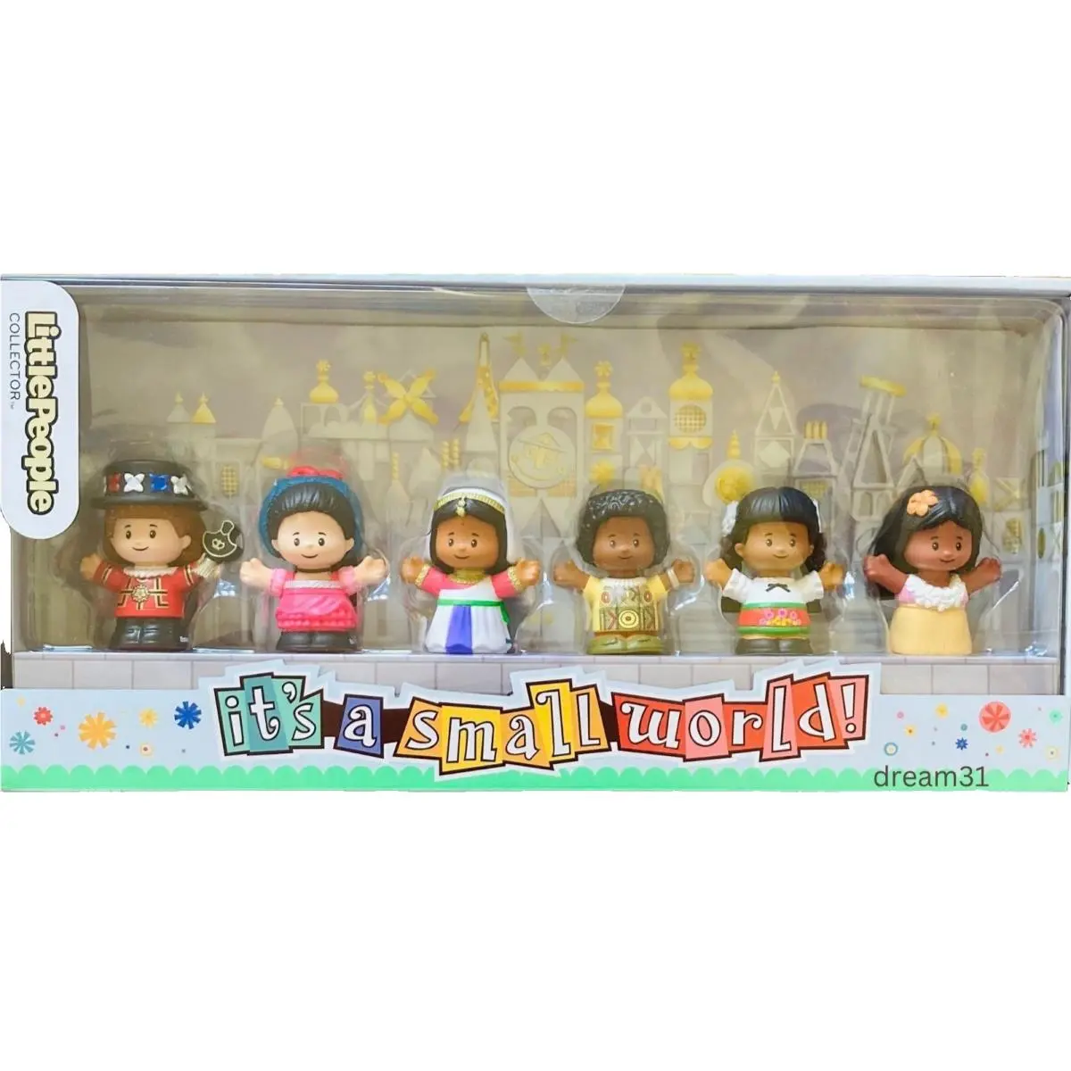 Fisher-price Little People Collector ``it`s a Small World`` Figure 6 Pack Toy