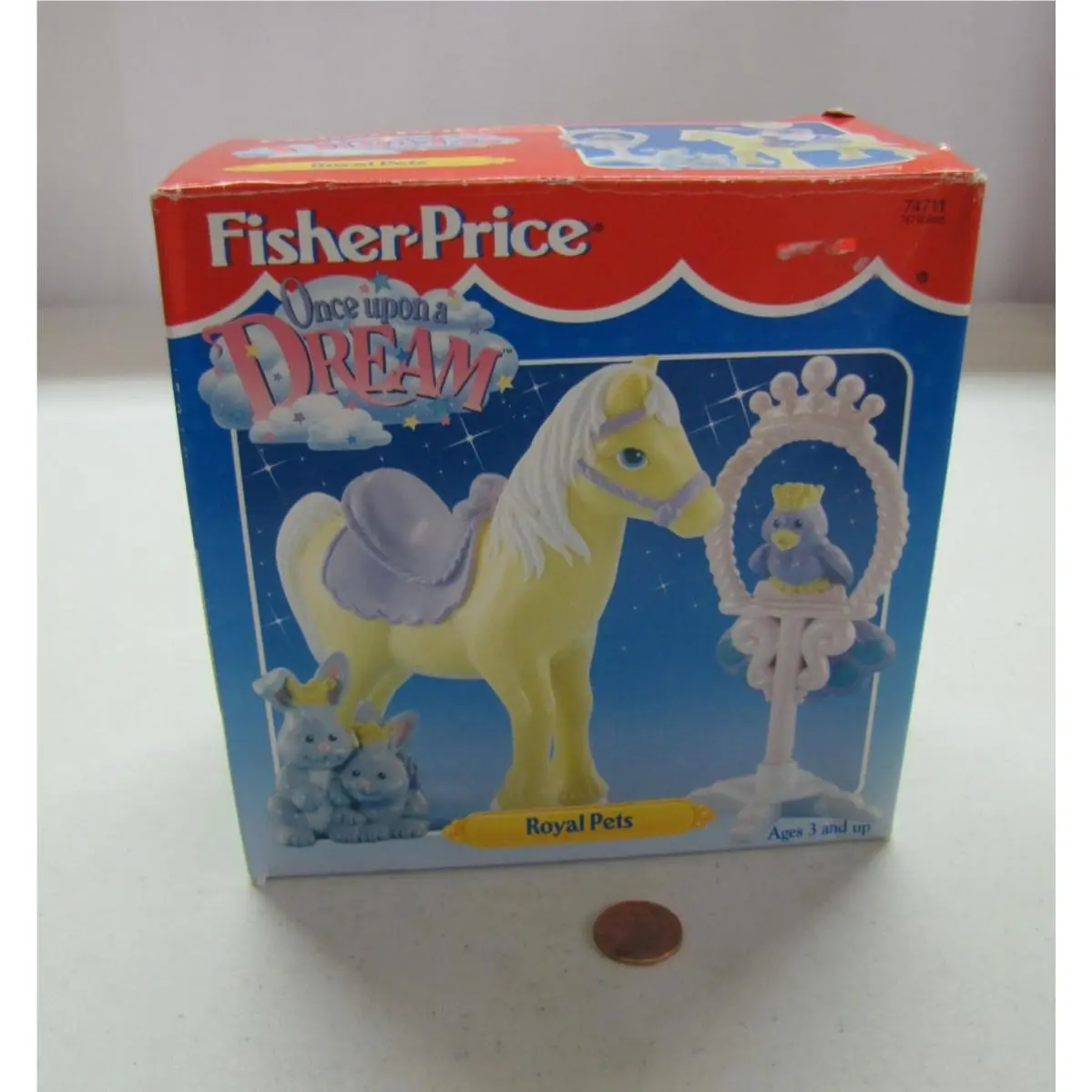 Fisher Price Once Upon a Dream Dollhouse Royal Pets Horse Bird Bunny Rabbits