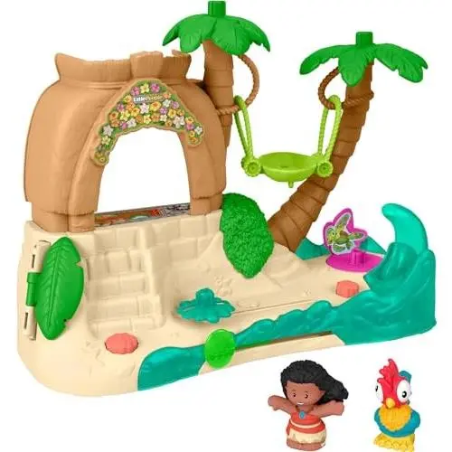 Little People Disney Princess Moana Adventure Village Playset - Fisher Price