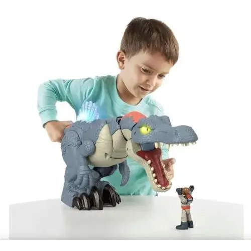 Fisher-price Imaginext Jurassic World Dinosaur Toy Ultra Snap Spinosaurus