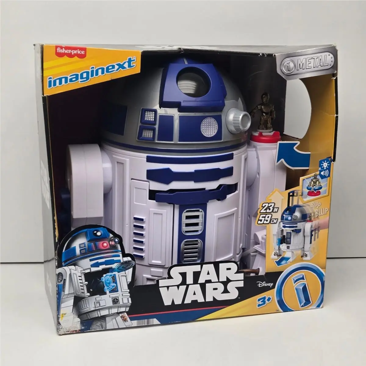 Fisher-price Imaginext Star Wars R2-D2 23in Robot Figure Toy Lights Sounds