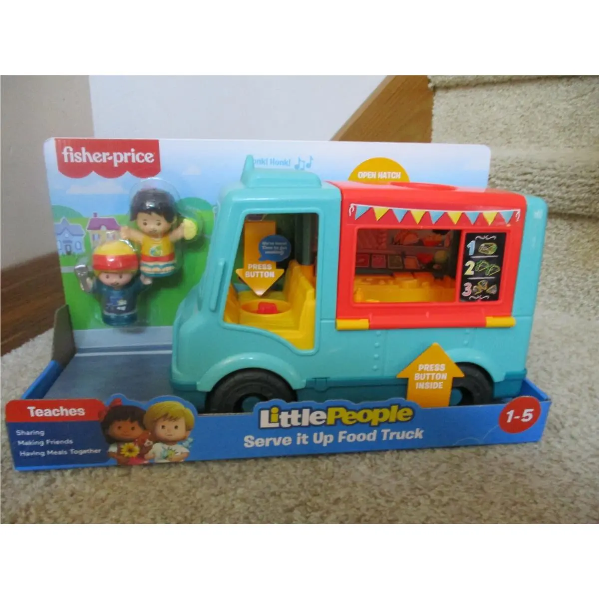 Fisher Price Little People Serve it Up Food Taco Truck Musical Vehicle 2020 Toy