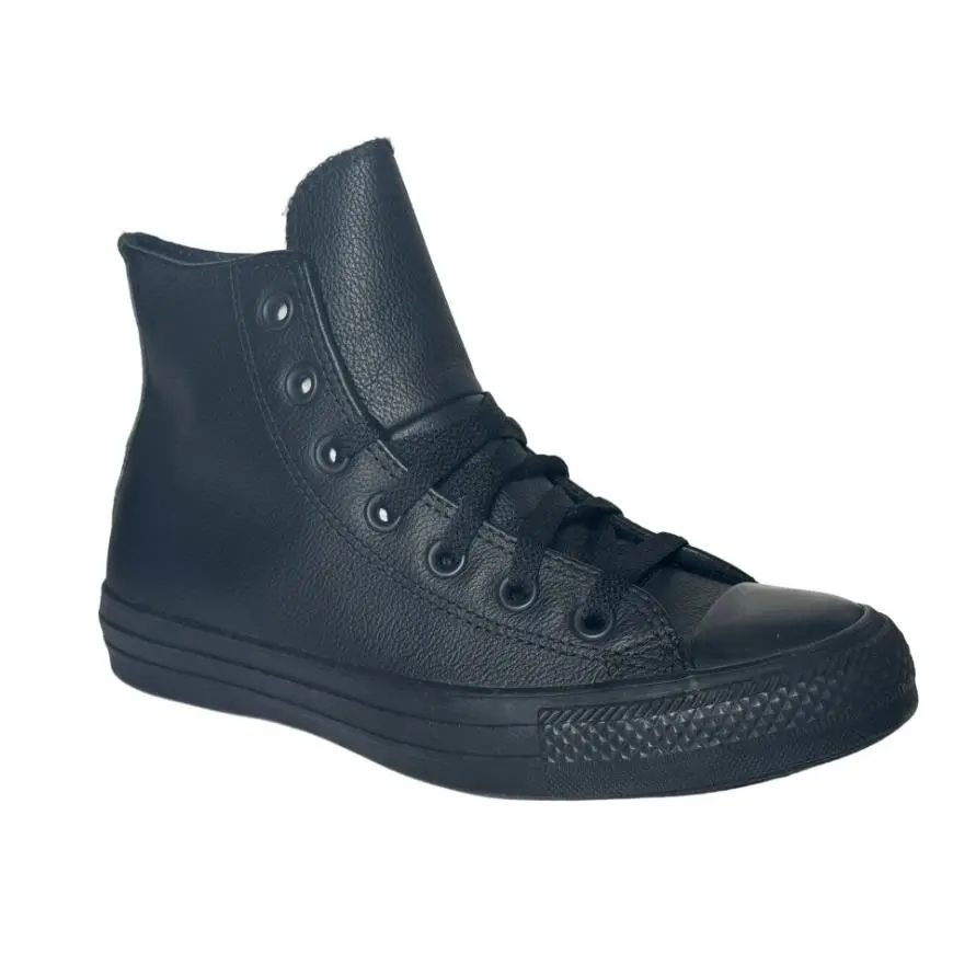 Converse Ctas HI Unisex Men Women Athletic Casual Sneakers Black Mono