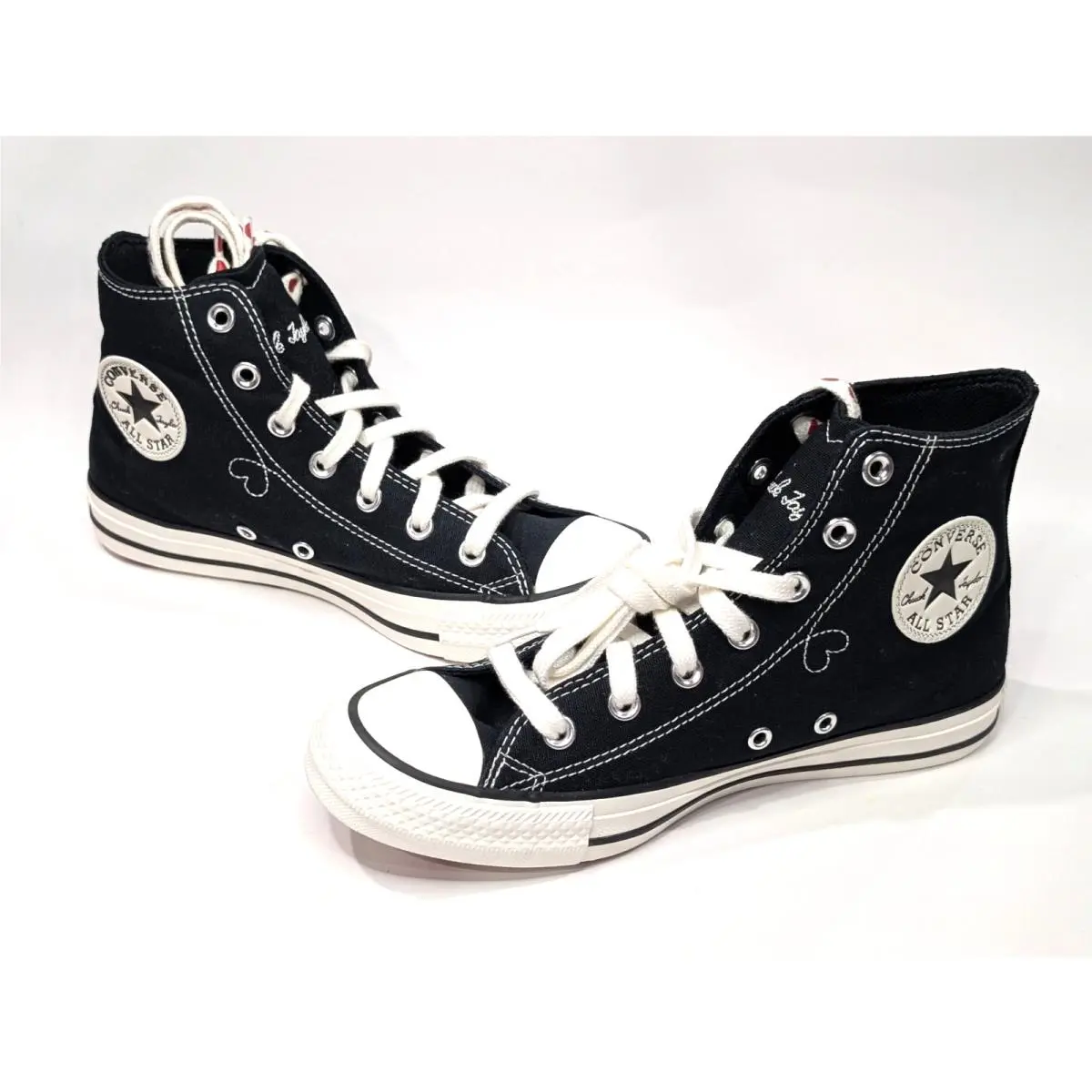 Converse Ctas Black/egret Days Ahead Women`s High Top Sneakers-sz 8 A19056C
